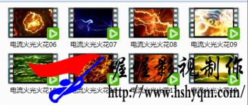  20 video materials of current spark