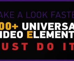 100+ͨҕlԪذ 100+ Universal Video Elements Pack