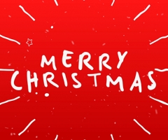 ʥڿͨͯɰŤףؿֶ Christmas Christmas Typography Card