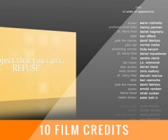 10ʵõĵӰƬβĻ 10 Film Credits